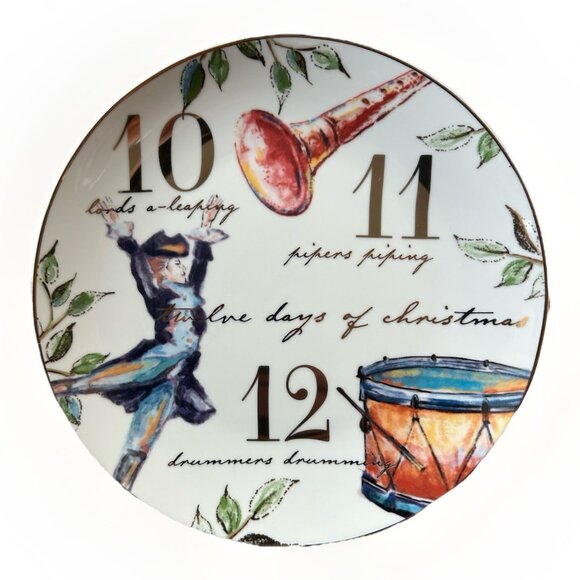 Better Homes And Gardens 12 Days Of Christmas 8" Dessert/Salad Plate Set Of 4 - Picture 5 of 8